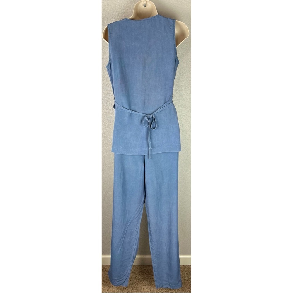 All That Jazz Vintage 90s Womens Vest and Pant Suit Resortwear, size Small 5/6 - Picture 4 of 15